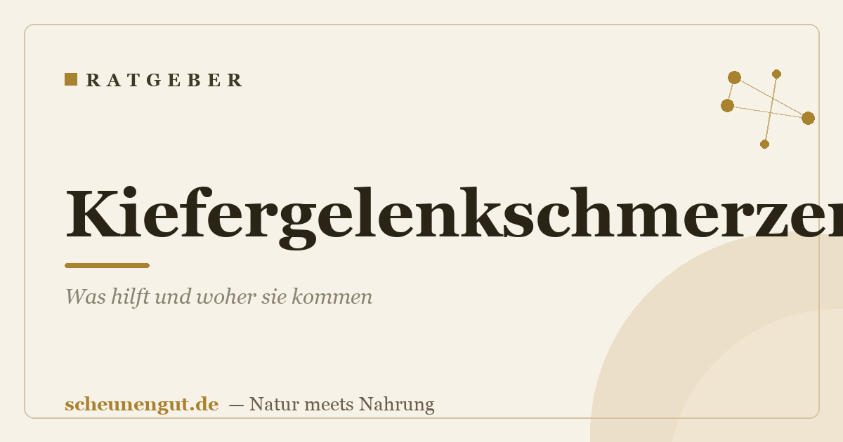 Kiefergelenkschmerzen: Was hilft und woher sie kommen