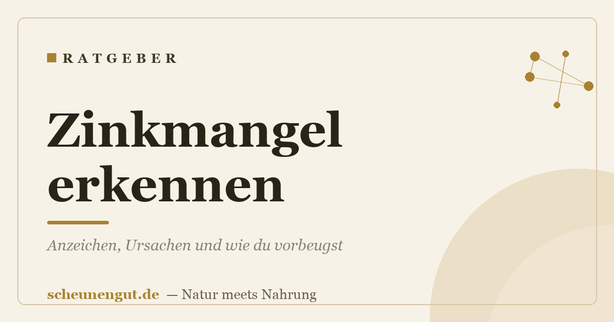 Zinkmangel erkennen: Anzeichen, Ursachen und wie du vorbeugst