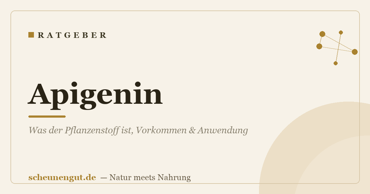 Apigenin: Was der Pflanzenstoff ist, Vorkommen & Anwendung
