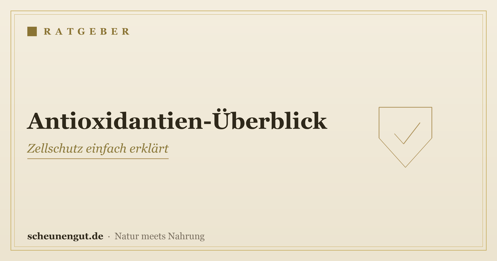 Antioxidantien: der große Überblick – Ratgeber von Scheunengut