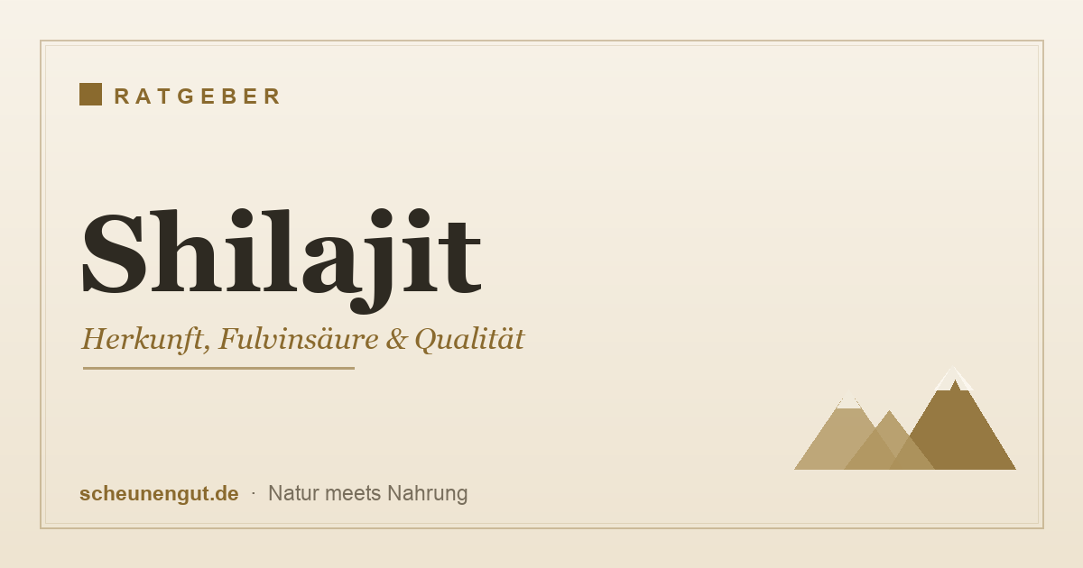 Shilajit (Mumijo) – Himalaya-Mineralienharz, Herkunft und Qualität