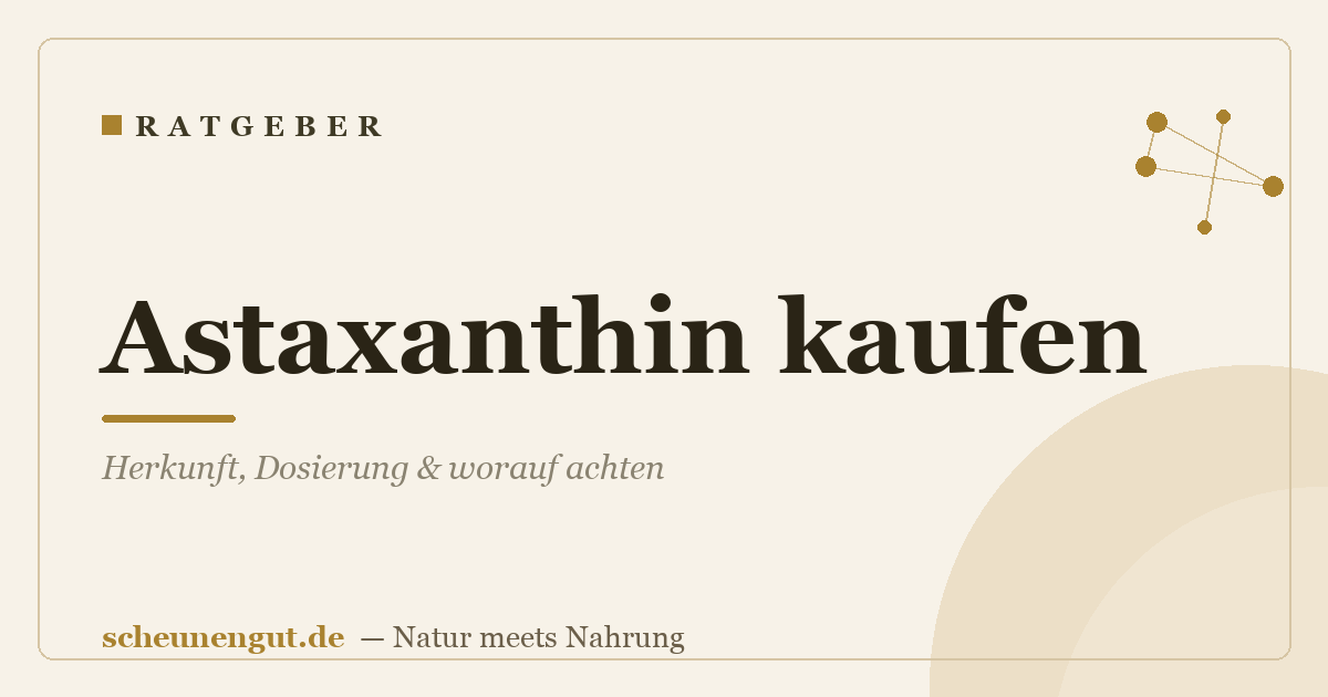 Astaxanthin kaufen: Herkunft, Dosierung & worauf achten