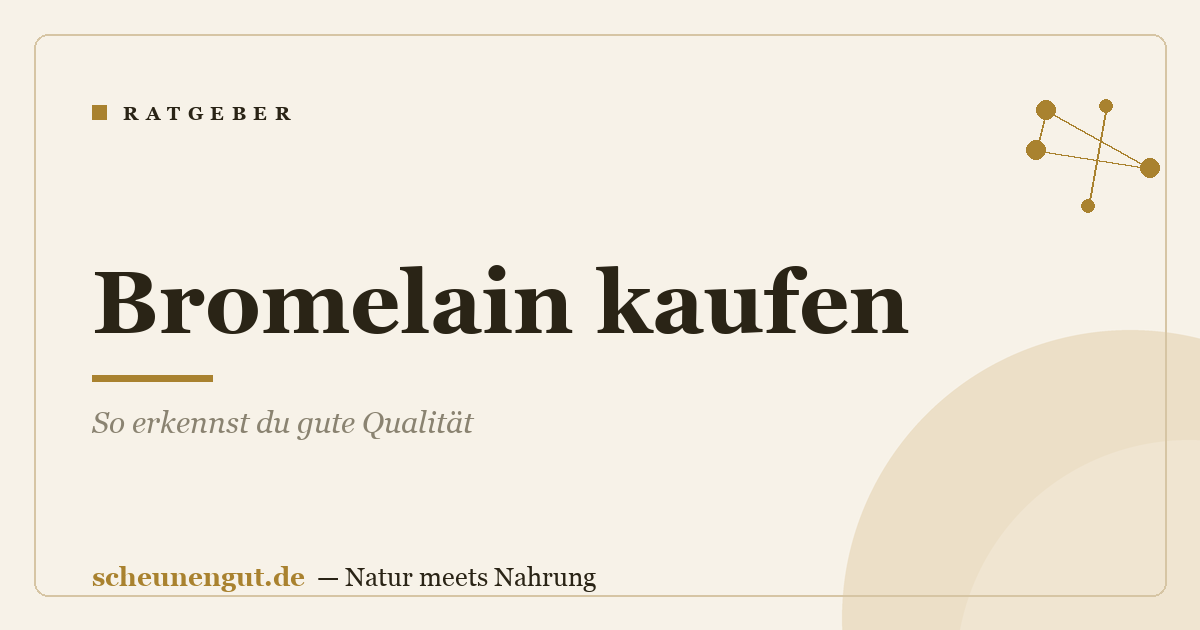 Bromelain kaufen: So erkennst du gute Qualität