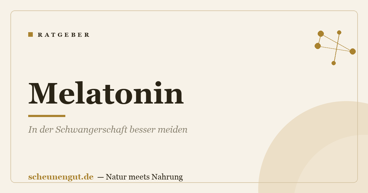 Melatonin: In der Schwangerschaft besser meiden