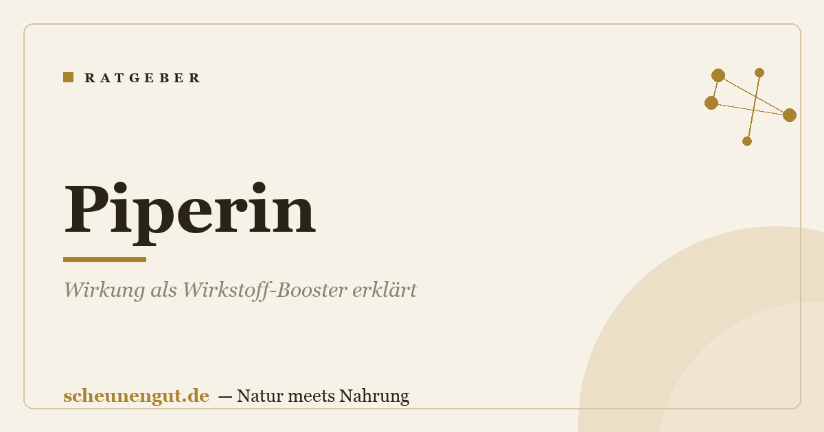 Piperin: Wirkung als Wirkstoff-Booster erklärt