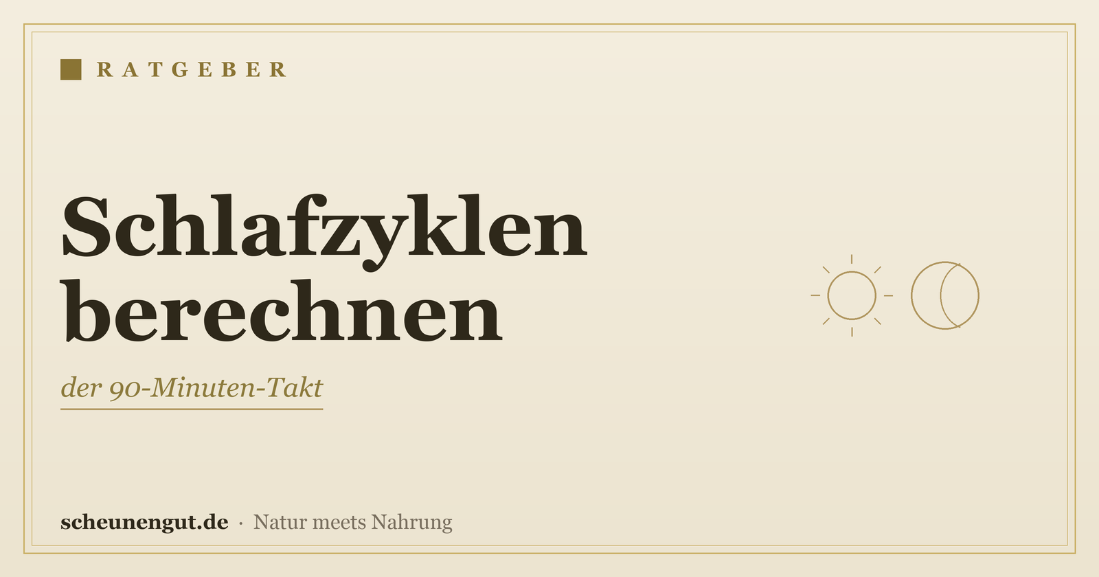 Schlafzyklen berechnen: der 90-Minuten-Takt