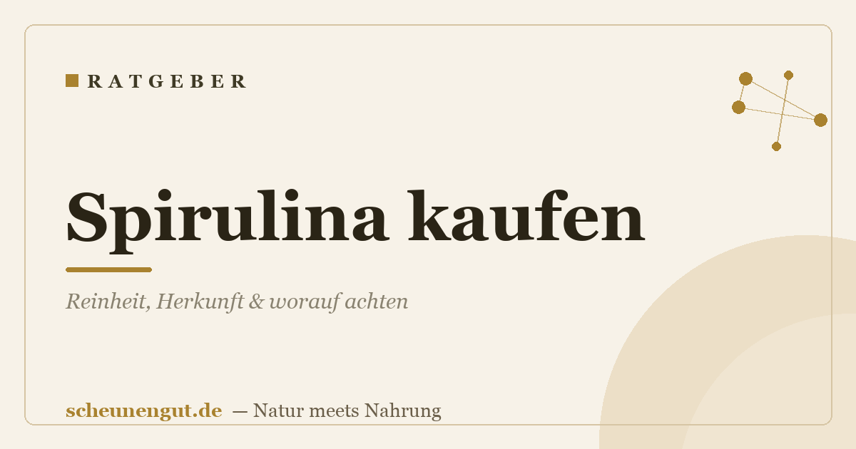 Spirulina kaufen: Reinheit, Herkunft & worauf achten
