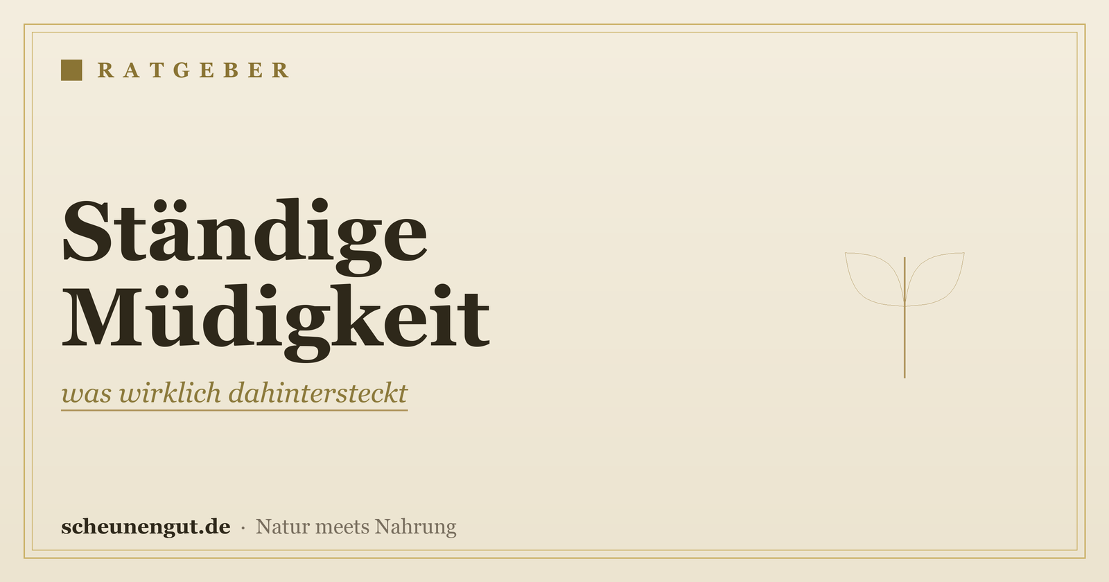 Ständige Müdigkeit: was wirklich dahintersteckt