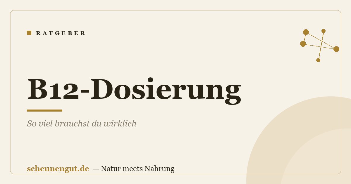 B12-Dosierung: So viel brauchst du wirklich