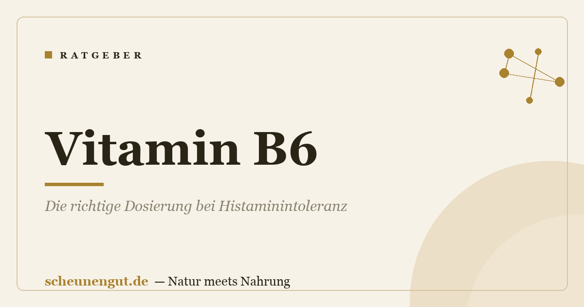 Vitamin B6: Die richtige Dosierung bei Histaminintoleranz