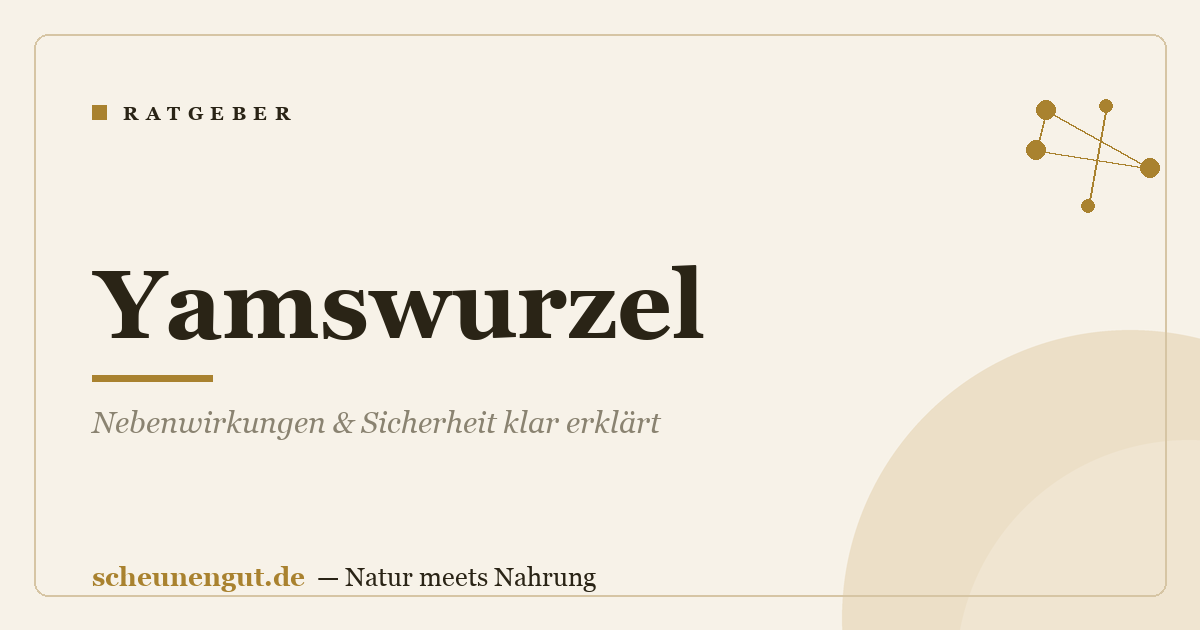 Yamswurzel: Nebenwirkungen & Sicherheit klar erklärt