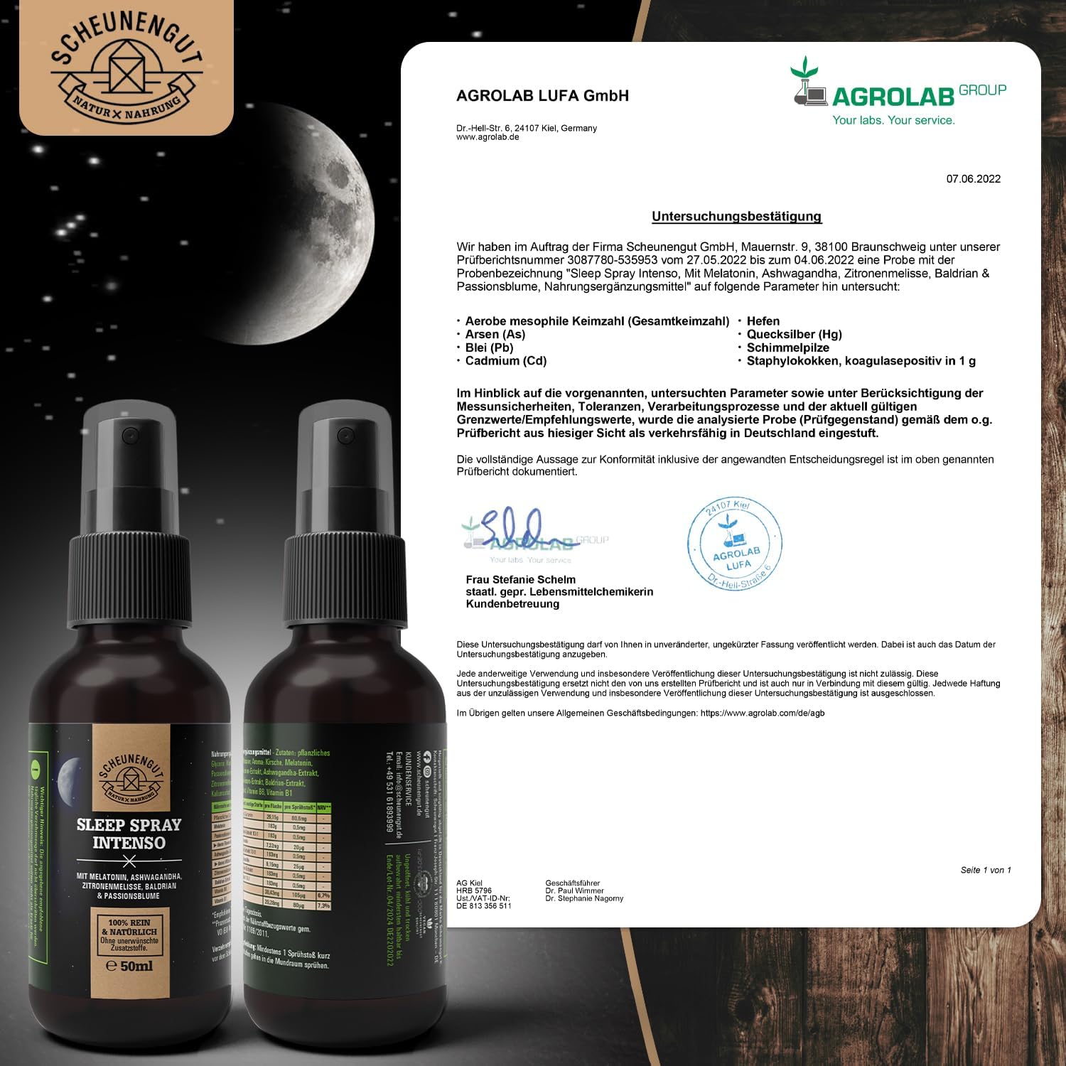 Melatonin Spray vegan ohne Alkohol ohne Zuckerzusätze