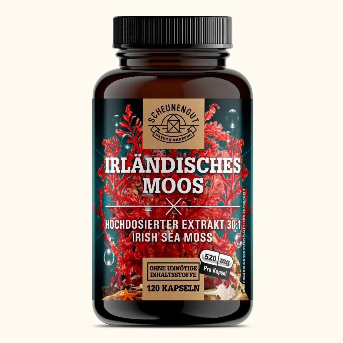 Chondrus Crispus Extrakt hochdosiert 30:1 Das Original aus Irland Scheunengut - Shop