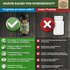 Exklusiver 60:1 Extrakt aus mazedonischen Salbei - Blättern - mindestens 2,5% Rosmarinsäure Scheunengut - Shop
