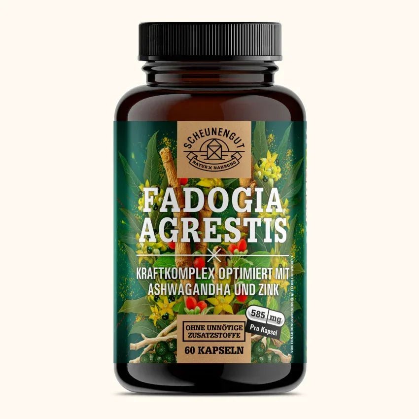 Fadogia Kraftkomplex optimiert mit Ashwagandha & Zink Scheunengut - Shop
