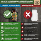 Komplex mit 95% Curcumin, Bio Kurkuma Pulver & Piperin Scheunengut - Shop