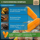 Komplex mit 95% Curcumin, Bio Kurkuma Pulver & Piperin Scheunengut - Shop