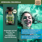 Spirulina Chlorella Presslinge in ausgezeichneter Bio - Qualität Scheunengut - Shop