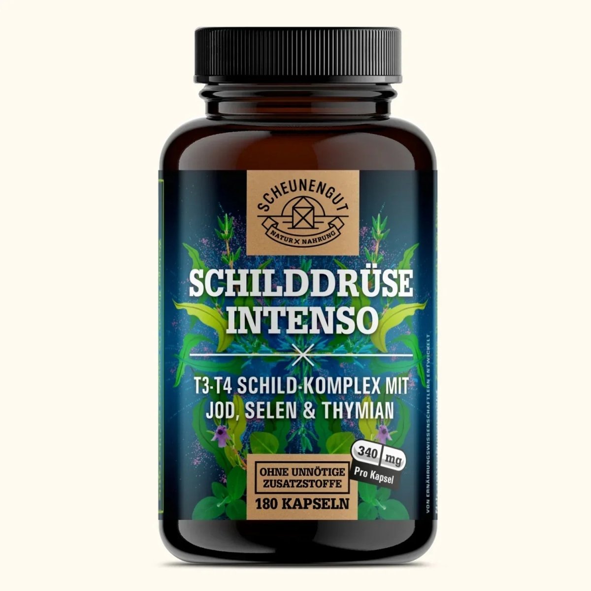 T3 T4 Schilddrüsen Komplex mit Jod, Selen und Thymian